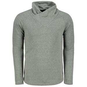 Ombre Clothing Men's sweatshirt with a stand-up collar B1093