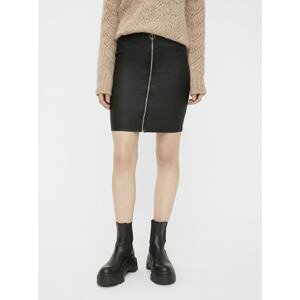 Black Leatherette Skirt Pieces Roxy