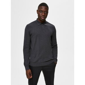 Selected Homme Grey CollarEd Sweater