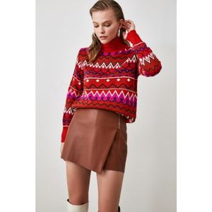Trendyol Multicolored Turtleneck Knitwear Sweater