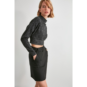 Trendyol Black Belt Skirt