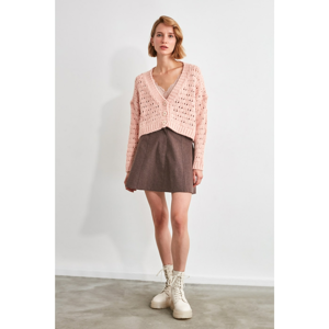 Trendyol Apricot Button Detailed Skirt