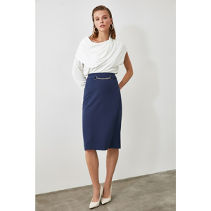 Trendyol Indigo Chain Detailed Skirt