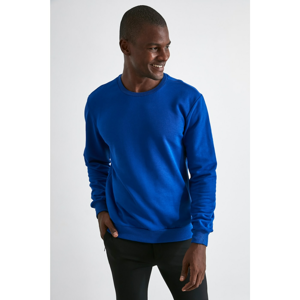 Trendyol Saks Men's Bicycle Collar Long Sleeve Tok Fabric Basic Sweatshirt
