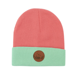 Kabak Unisex's Hat Beanie Cotton Wrap Pink-306M/Mint-50056L