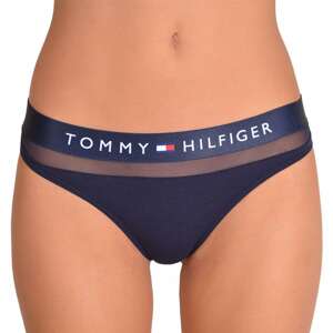 Tommy Hilfiger tmavo modré tangá Thong