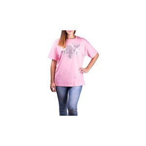 Converse ružové tričko Pink/Silver