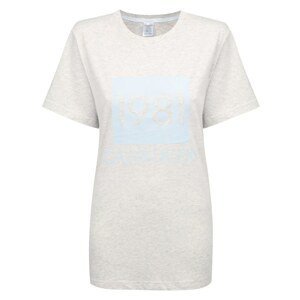 Calvin Klein Grey Women's T-Shirt S/S Crew Neck with logo 1981