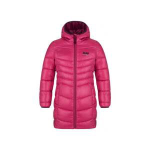 Ružový dievčenský zimný kabát LOAP