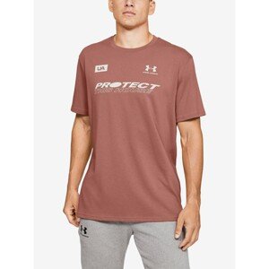 Brown Men's T-Shirt PTH Back Under Armour