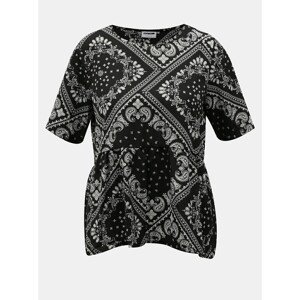 Noisy May Paise Black Patterned Blouse