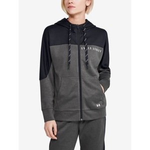 Hoodie Under Armour Recover Knit FZ Hoodie-GRY