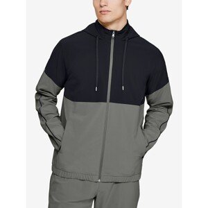 Under Armour Athlete Recovery Woven Warm Up Top-GRN Sweatshirt