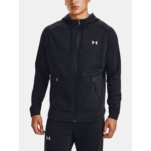 Hoodie Under Armour Charged Cotton FLC FZ HD-BLK