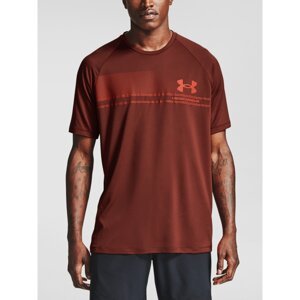 Under Armour LOGO WORDMARK TECH SS-RED T-SHIRT