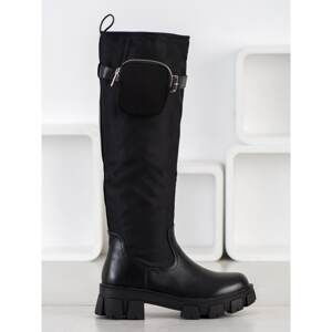 SEASTAR BLACK BOOTS WITH POCKET