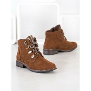 GOODIN ELEGANT LACE-UP BOOTIES