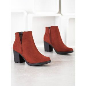 DASZYŃSKI CASUAL ANKLE BOOTS ON THE POST