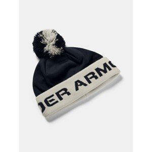 Cap Under Armour Boy's Gametime Pom Beanie-BLK