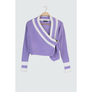 Trendyol Lila Color Block Knitwear Sweater