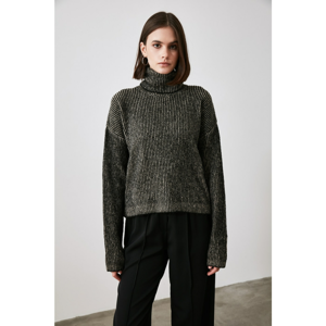 Trendyol Anthracite Throat Knitwear Sweater