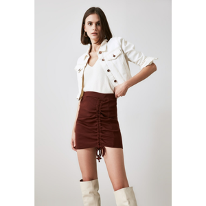 Trendyol Cinnamon Knitted Skirt