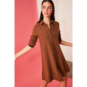 Trendyol Camel Shirt Dress