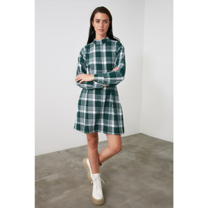 Trendyol Multicolored Plaid Dress