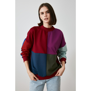 Trendyol Multicolor Color Block Sweatshirt