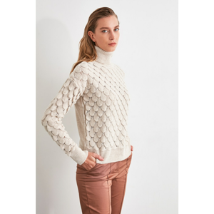 Trendyol Stone Knitted Knitwear Sweater