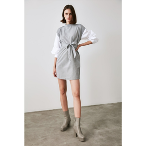 Trendyol Grey Belt Dress