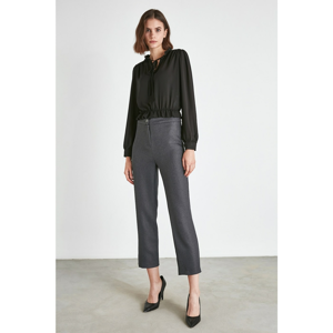 Trendyol Anthracite Straight Cut Pants