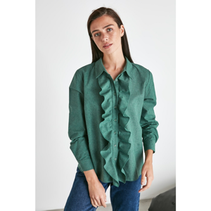 Trendyol Green Flywheel Shirt