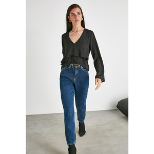 Trendyol Black Flywheel Blouse