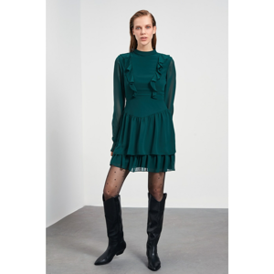 Trendyol Green Flywheel Dress