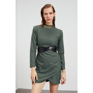 Trendyol Green Shoulder Detailed Dress