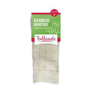Bellinda 
BAMBUS WINTER SOCKS - Zimné dámske ponožky - béžová