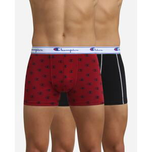 BOXER CHAMPION LEGACY 2x - Men's sports boxers 2 - brick - black