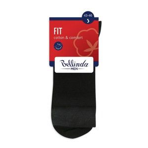 Bellinda Men's Socks FIT (HEALTHY) SOCKS - Men's Health Socks - Black