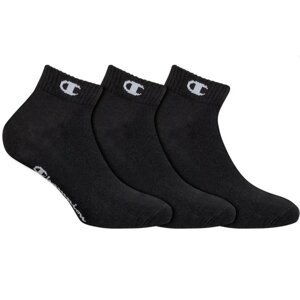 CHAMPION ANKLE SOCKS LEGACY 3x - Sports ankle socks 3 pairs - black