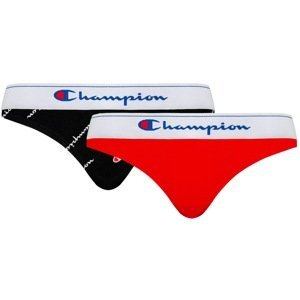 CHAMPION BRIEF CLASSIC 2x - 2 cotton panties - red - dark blue