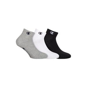 CHAMPION ANKLE SOCKS LEGACY 3x - Sports ankle socks 3 pairs - black - white - grey
