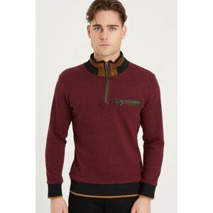 1039 DEWBERRY MEN'S SWEATSHIRT-BURGUNDY