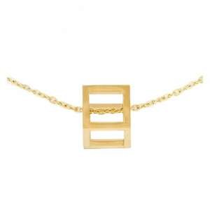 Cube Gold Vuch Necklace
