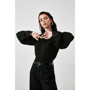 Trendyol Black Flywheel Blouse