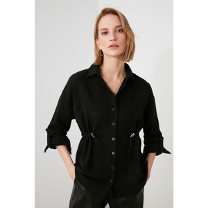 Trendyol Black Rope Detailed Shirt