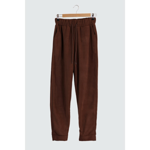 Trendyol Brown Loose Jogger Knitted Tracksuit bottom