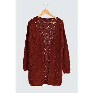 Trendyol Tile Ajurlu Knitwear Cardigan