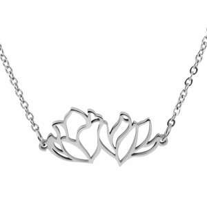 Vuch Necklace Floral Silver