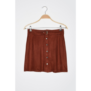 Trendyol Burgundy Belt Skirt